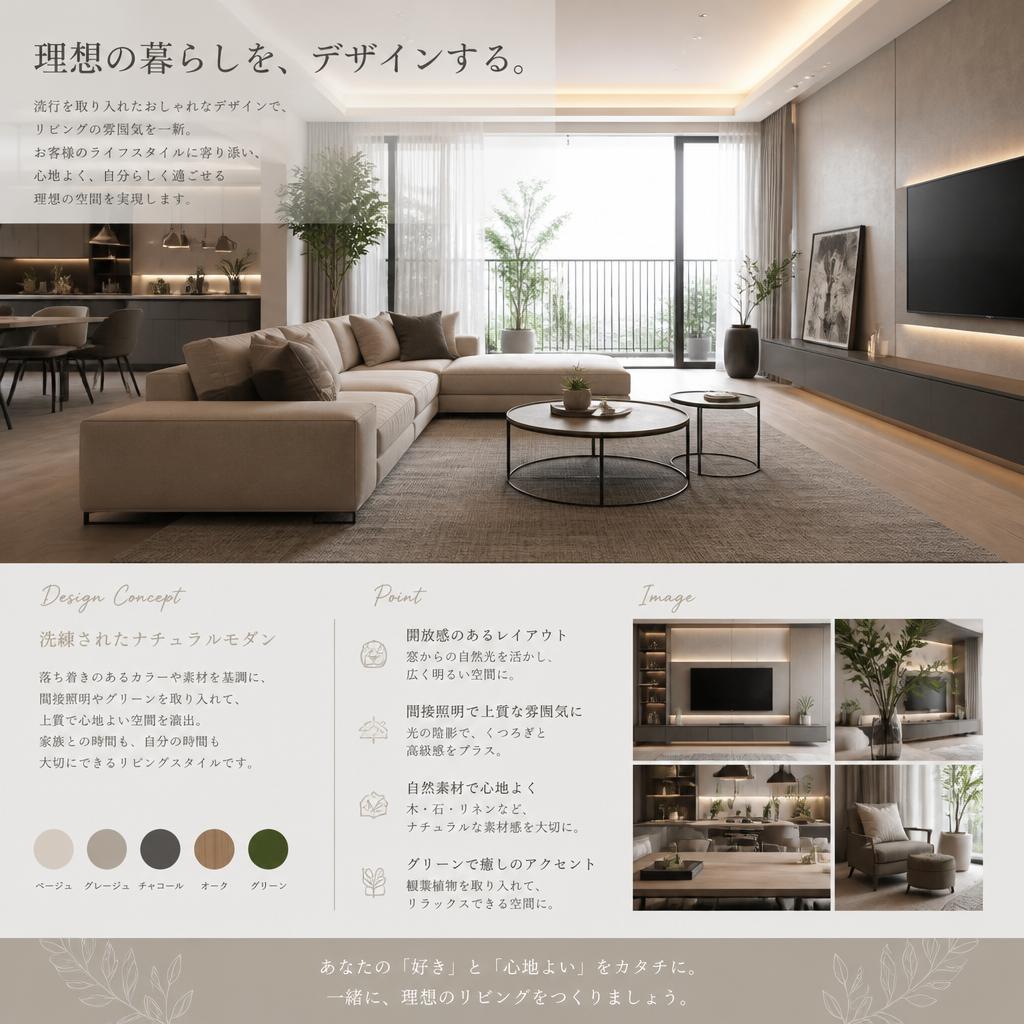 3. おしゃれなデザイン提案