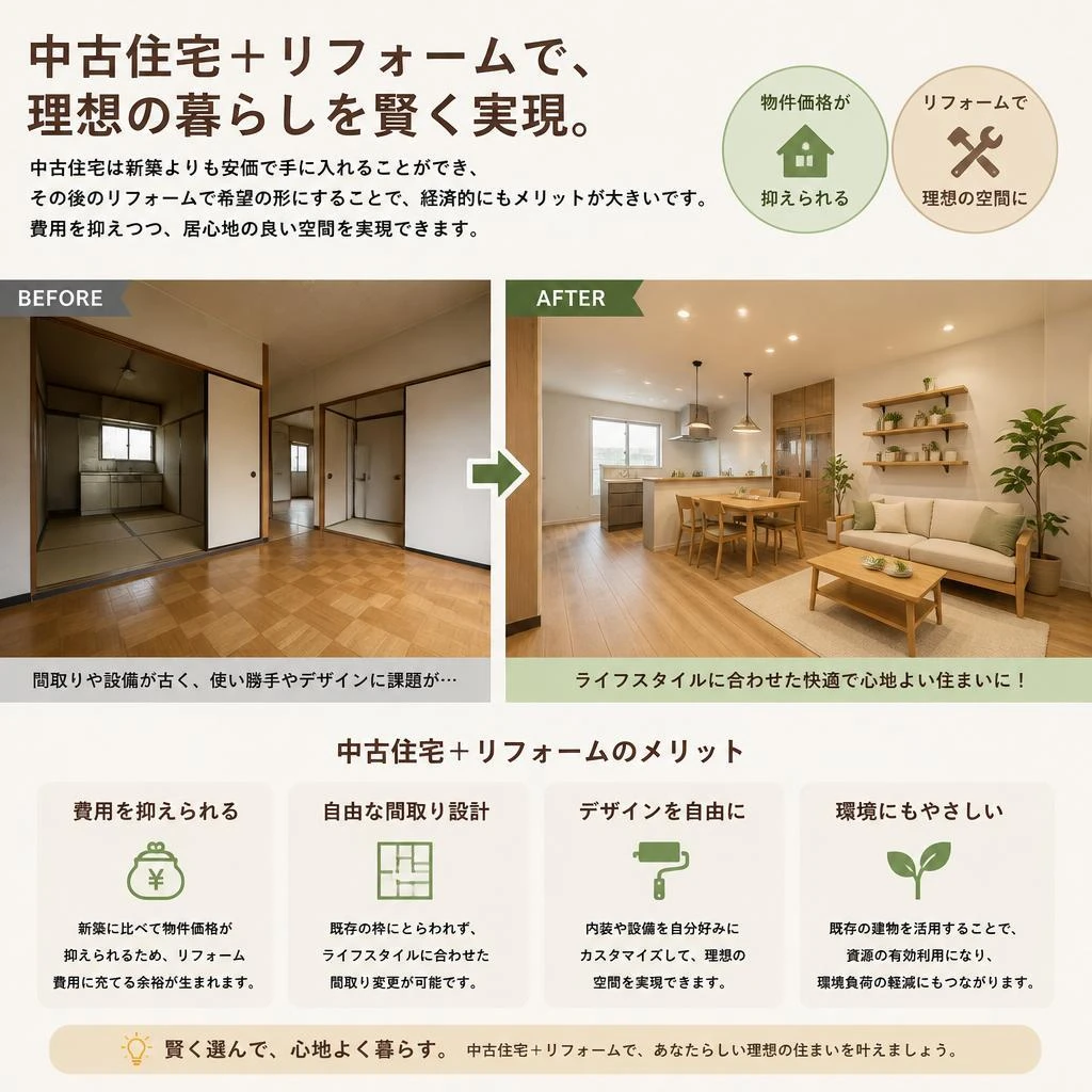 経済的メリット：低コストで新生活をスタート