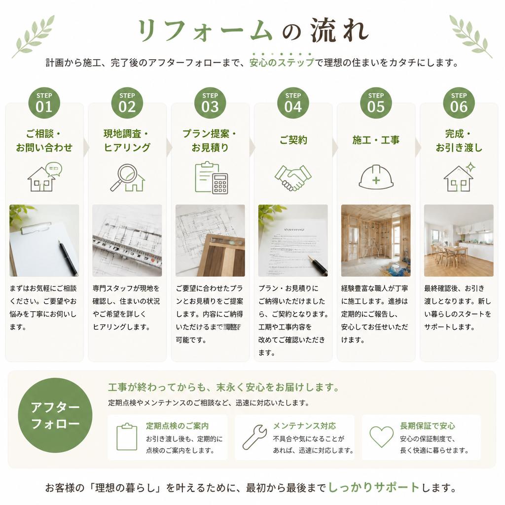 3. 快適な住まいの実現に向けたステップ