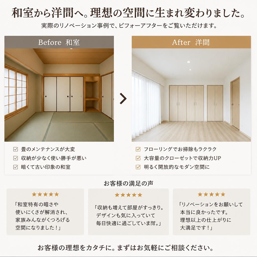 3. 実績豊富な施工事例