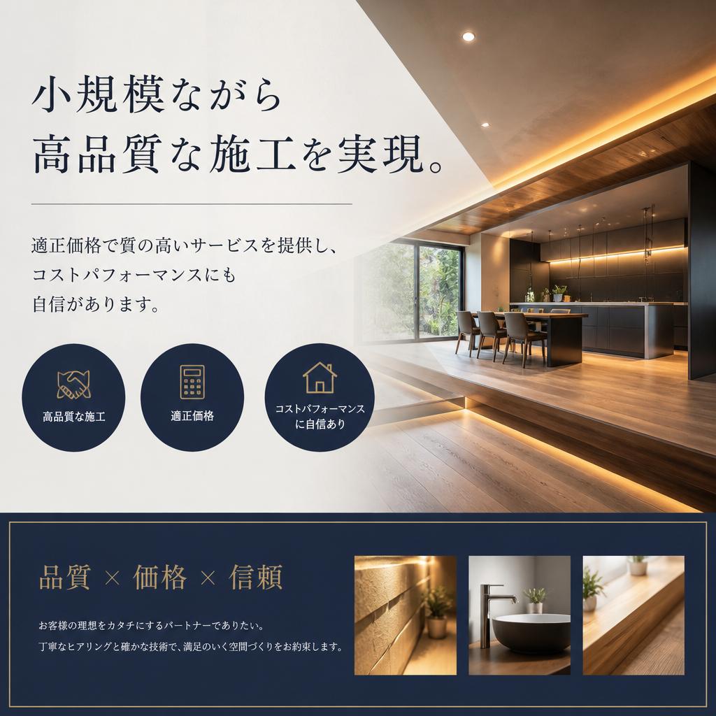 納得できる価格・品質
