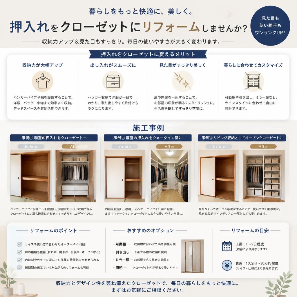 2. 押入れからクローゼットへ