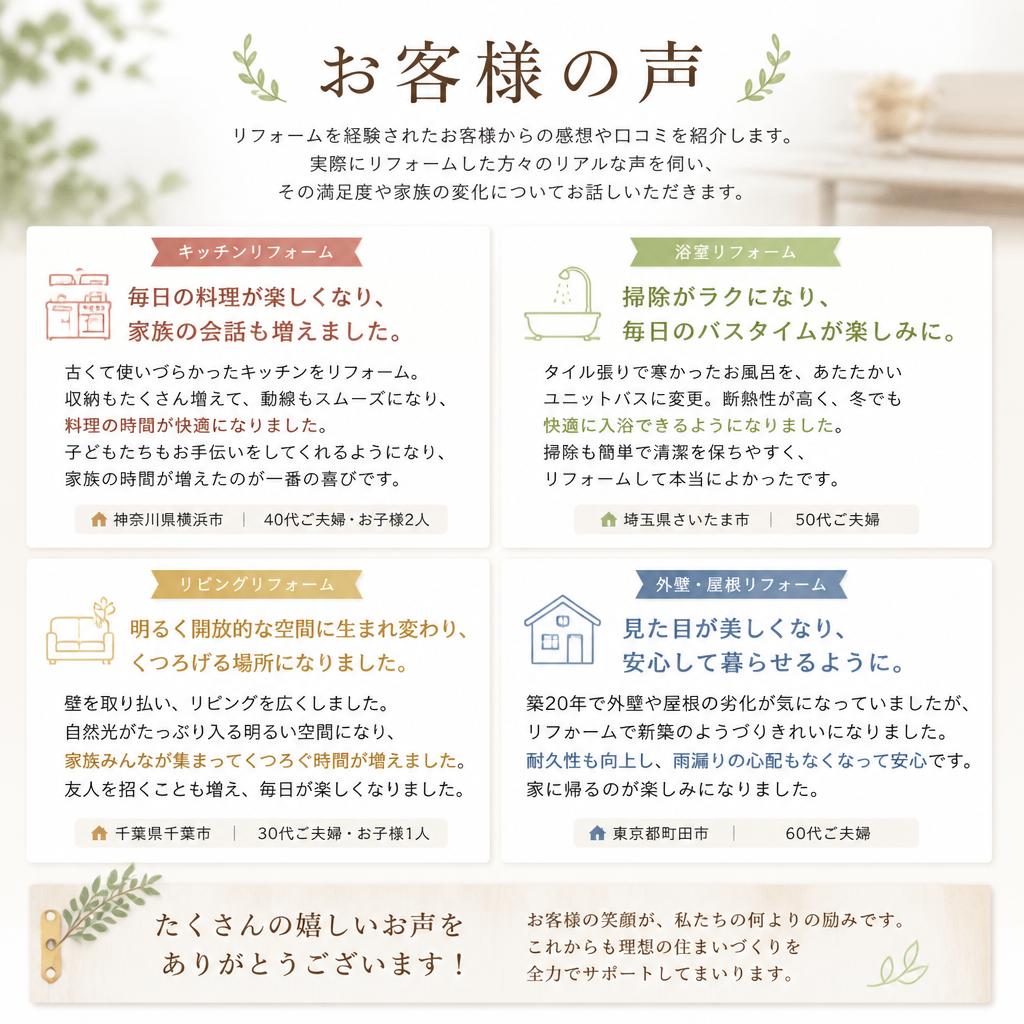 お客様の声