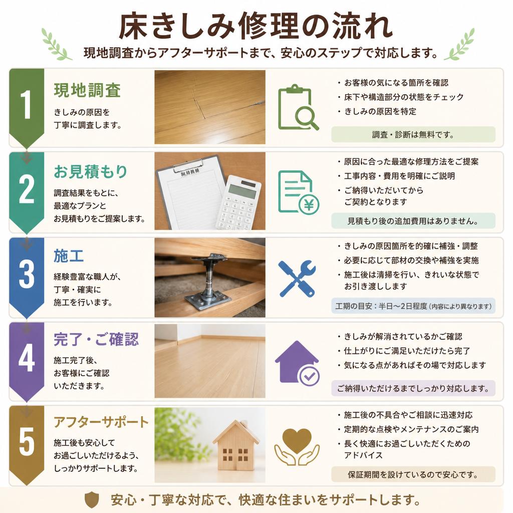 修理の流れ