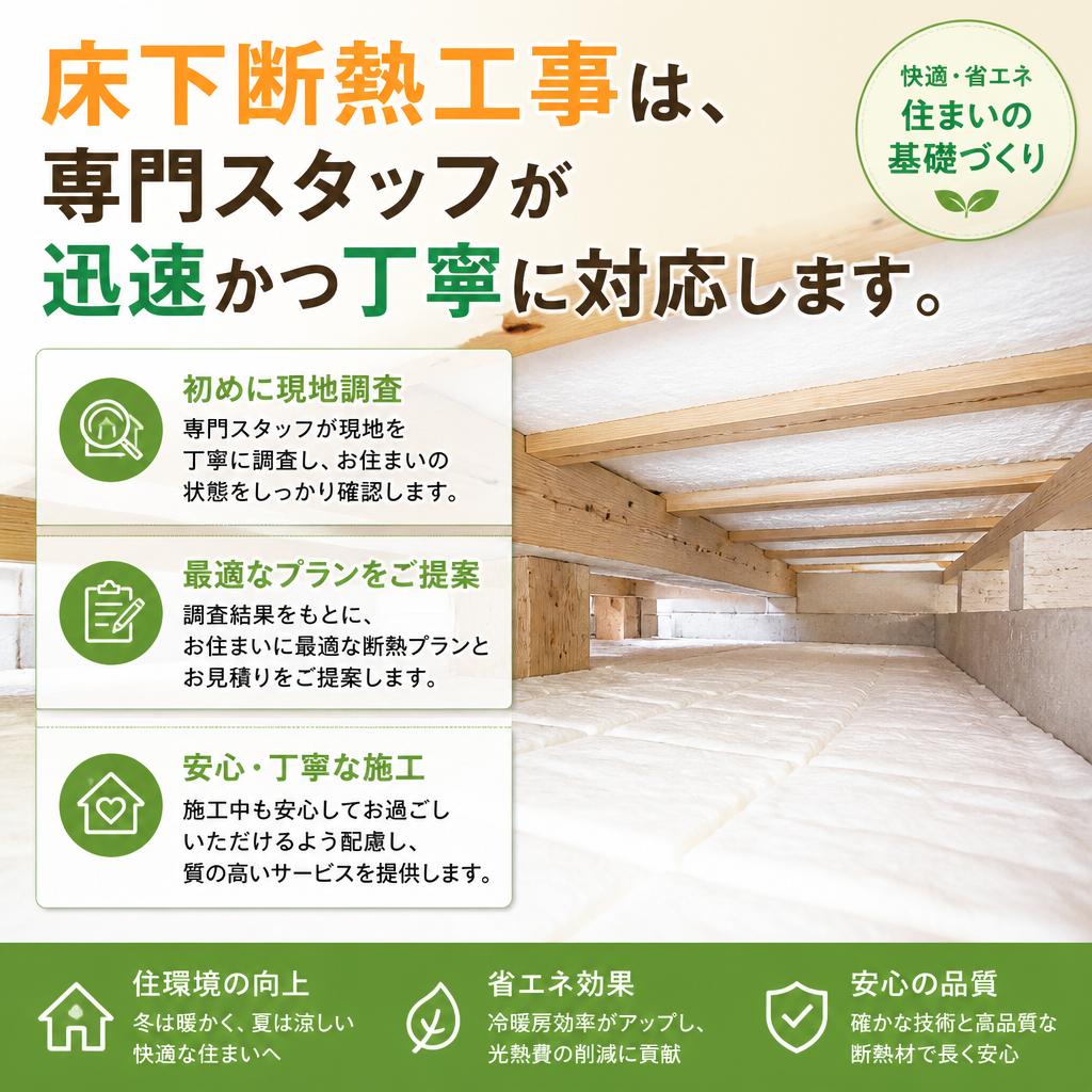 2. 施工の流れ - 簡単・スピーディーな断熱リフォーム