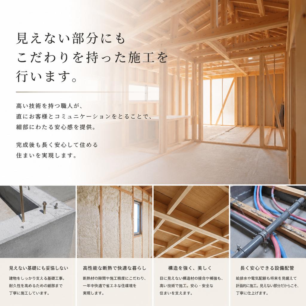 信頼の施工品質