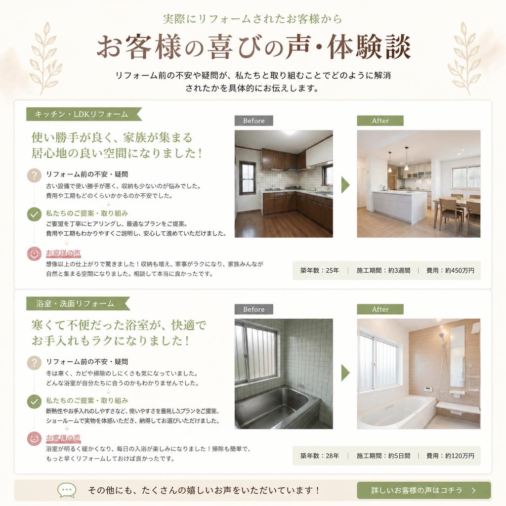 お客様の声