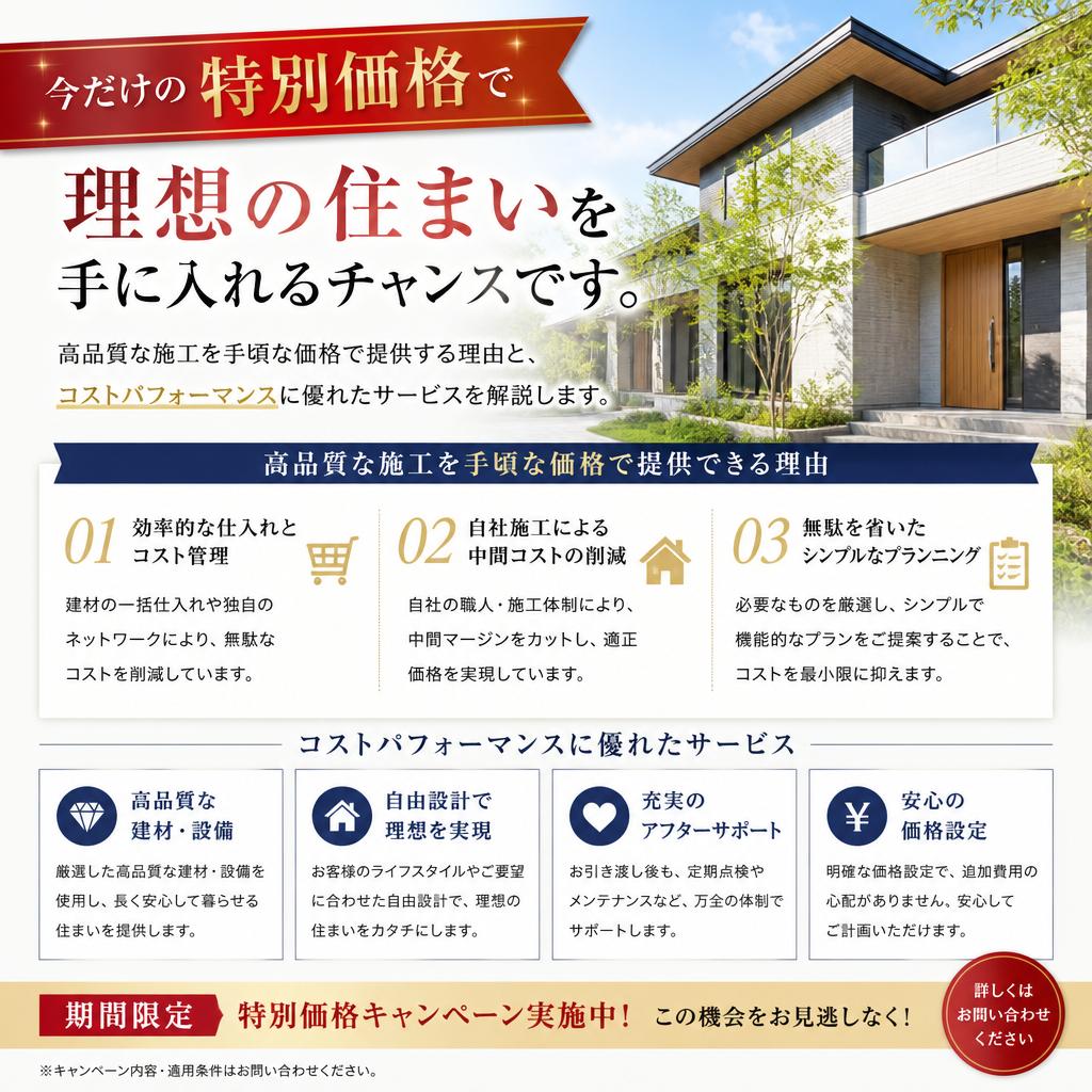 理想の住まいを特別価格で