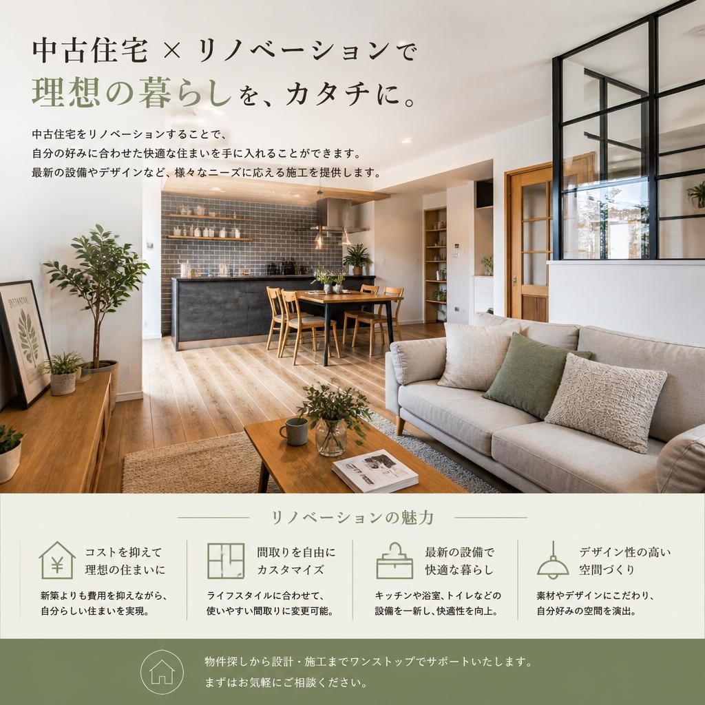 リノベーションで新たな価値を創造
